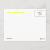 FLEURS! Carte postale (Dos)