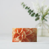 Fleurs cartes de visite Orange Dahlia Florales (Debout devant)