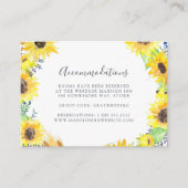Fleurs | Cartes d'hébergement de l'hôtel Mariage (Devant)