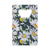 Fleurs chamomiles : Aquarelle bleu foncé. (Dos)