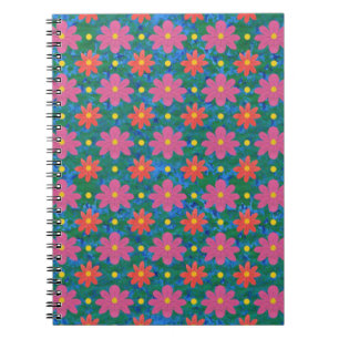 Fleurs Chic Rangoli et Carnet Spiral Polka Dot