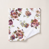 Fleurs chics minables vintages (Gant de toilette)