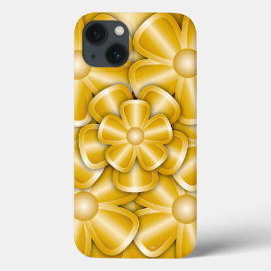 Fleurs Chrome - Coque Or-Mate coque iphone
