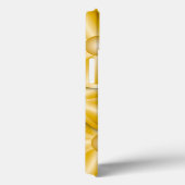 Fleurs Chrome - Coque Or-Mate coque iphone (Verso / Droite)