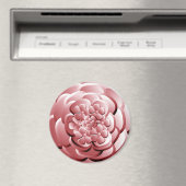 Fleurs Chrome - Magnet en caoutchouc (In Situ (Lave-vaisselle))