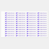 Fleurs Clematis Fer Sur Étiquette (Feuille)