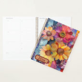 Fleurs Collage Papier Torn 20XX Spiral Planner (Devant avec enveloppe)