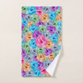 fleurs colorées (Serviette à main)