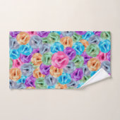 fleurs colorées (Serviette à main)