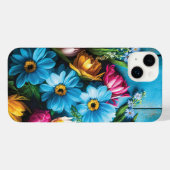 Fleurs colorées (Verso Horizontal)