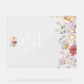 Fleurs colorées, Boho, accueil pour le premier ann (Recto)