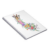 Fleurs colorées Bouquet Carnet de la Giraffe (Côté Droit)