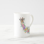 Fleurs colorées Bouquet Giraffe Mug (Devant droit)