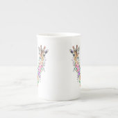 Fleurs colorées Bouquet Giraffe Mug (Devant)