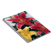 Fleurs colorées Carnet spiral (Côté Droit)