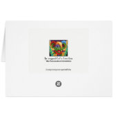 [Fleurs colorées] Carte de voeux Coeur saignant (Dos Horizontal)