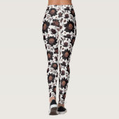 Fleurs colorées Design motif 23 - Leggings (Dos)