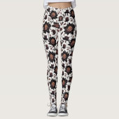 Fleurs colorées Design motif 23 - Leggings (Devant)