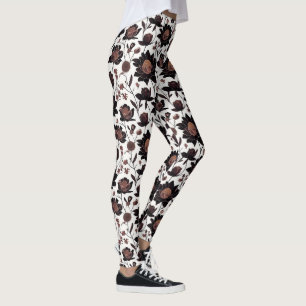 Fleurs colorées Design motif 23 - Leggings