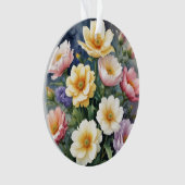 Fleurs colorées Elégante peinture aquarelle (devant)