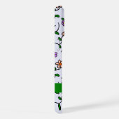 Fleurs Colorées, Fond Bleu, Vert (Côté droit)