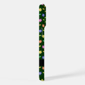 Fleurs Colorées, Fond Vert, Noir (Côté droit)