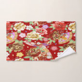 Fleurs colorées mignonnes (Serviette à main)