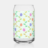 Fleurs Colorées, Motif Floral, Feuillage, Boho (Recto)