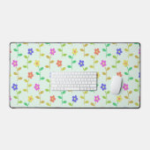 Fleurs Colorées, Motif Floral, Feuillage, Boho (Clavier et souris)