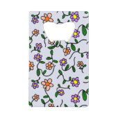 Fleurs Colorées, Motif Floral, Feuillage, Boho (Devant)