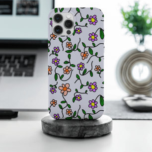 Fleurs Colorées, Motif Floral, Feuillage, Boho