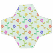 Fleurs colorées, Motif Floral, Verdure, Boho (Plat)