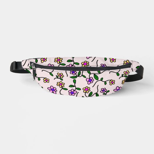Fleurs Colorées, Motif Floral, Verdure, Boho (Recto)