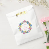 Fleurs colorées personnalisées Sacs de mariage fav (Scellé)