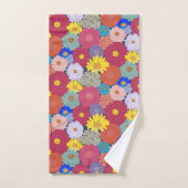 Fleurs Colorées Superbes Et Étonnantes (Serviette à main)