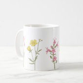 Fleurs Conçues Mug (Devant gauche)