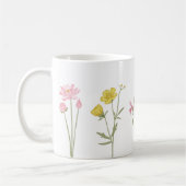 Fleurs Conçues Mug (Gauche)