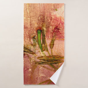 Fleurs congelées et feuilles. Les fleurs dans le b