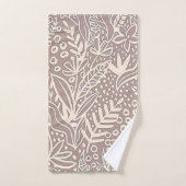 Fleurs contemporaines Verdure (Serviette à main)