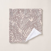 Fleurs contemporaines Verdure (Gant de toilette)
