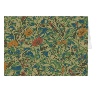 Fleurs contre le motif de camouflage de feuille