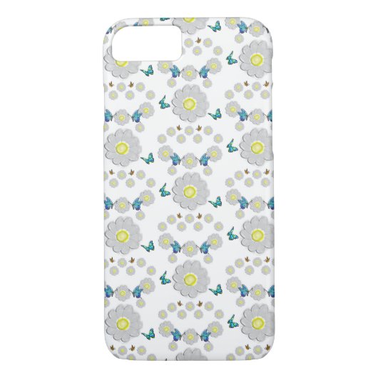 Fleurs coques iphone (Dos)