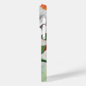 Fleurs coques iphone de pavot blanc rouge - Peintu (Verso / Gauche)