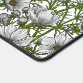 Fleurs cosmos blanches (Coin)