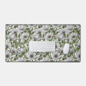 Fleurs cosmos blanches (Clavier et souris)