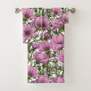 Fleurs Cosmos roses