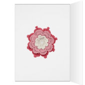 Fleurs Crochet d'anniversaire de femme (Intérieur (Gauche))