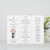 Fleurs cueillies à la main rustique Programme de m (Debout devant)