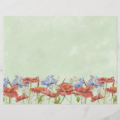 Fleurs cueillies à la main rustique Programme de m (Dos)