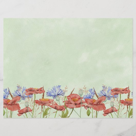 Fleurs cueillies à la main rustique Programme de m (Dos)